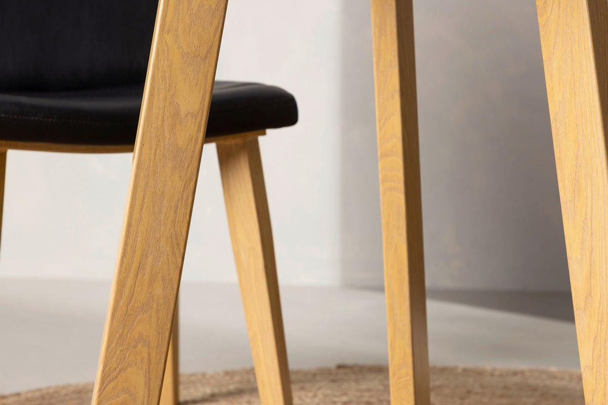 ESSTISCH in Holz, Metall 65/65/75 cm  - Hellbraun/Weiß, Design, Holz/Metall (65/65/75cm) - Livetastic