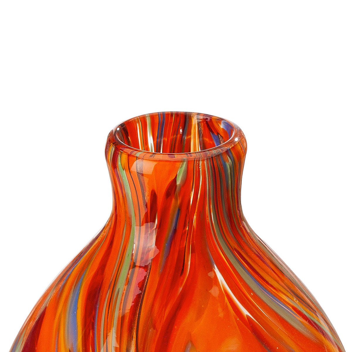 DEKOVASE  - Rot, Basics, Glas (18/24cm)