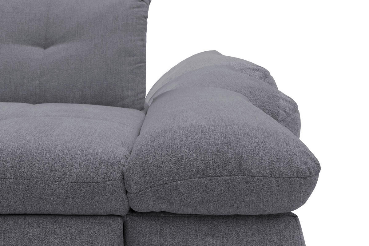 WOHNLANDSCHAFT in Mikrofaser Petrol  - Chromfarben/Petrol, KONVENTIONELL, Textil/Metall (172/353/216cm) - MID.YOU