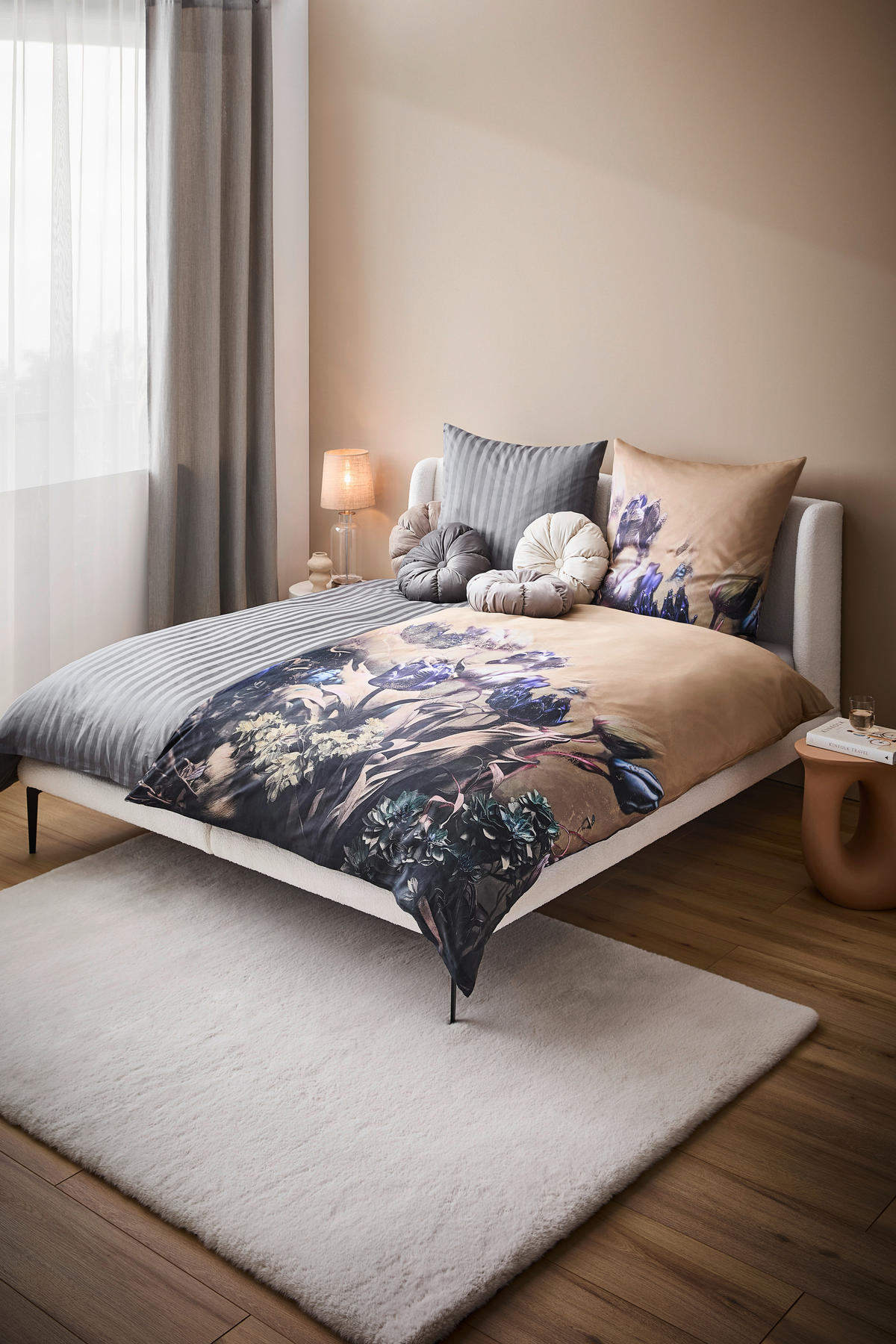 BETTWÄSCHE Satin 135/200 cm  - Braun, Textil (135/200cm) - Novel