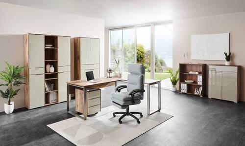 Thumbnail - Topstar Drehstuhl, Anthrazit, Textil, Drehkreuz, 53x124-132x50 cm, Made in Germany, Wippfunktion, Wippmechanik mit Härte...