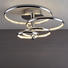 LED-DECKENLEUCHTE - Chromfarben, Design, Glas/Metall (57/47/26cm) - Ambiente