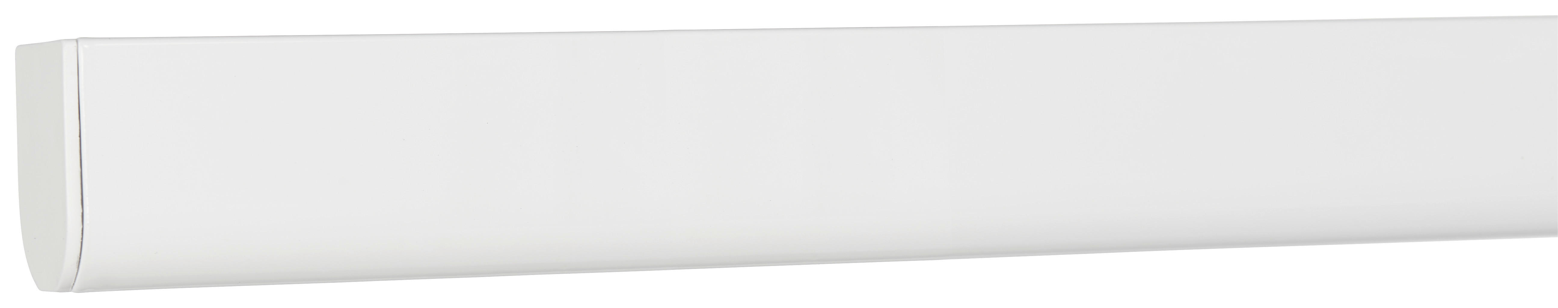 ŠINA ZA ZAVESU bela, metal, plastika - bela, Osnovno, metal/plastika (120-230cm) - Homeware