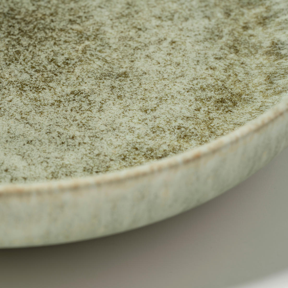 SUPPENTELLERSET MOOS´N´STEIN 4-teilig  - Grün, Basics, Keramik (21,8/4cm) - Gipfelstück