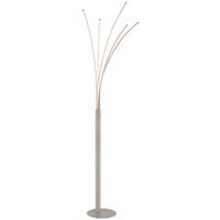 LED-STEHLEUCHTE Bizzy 56/60/187 cm  - Sandfarben/Opal, Design, Kunststoff/Metall (56/60/187cm)