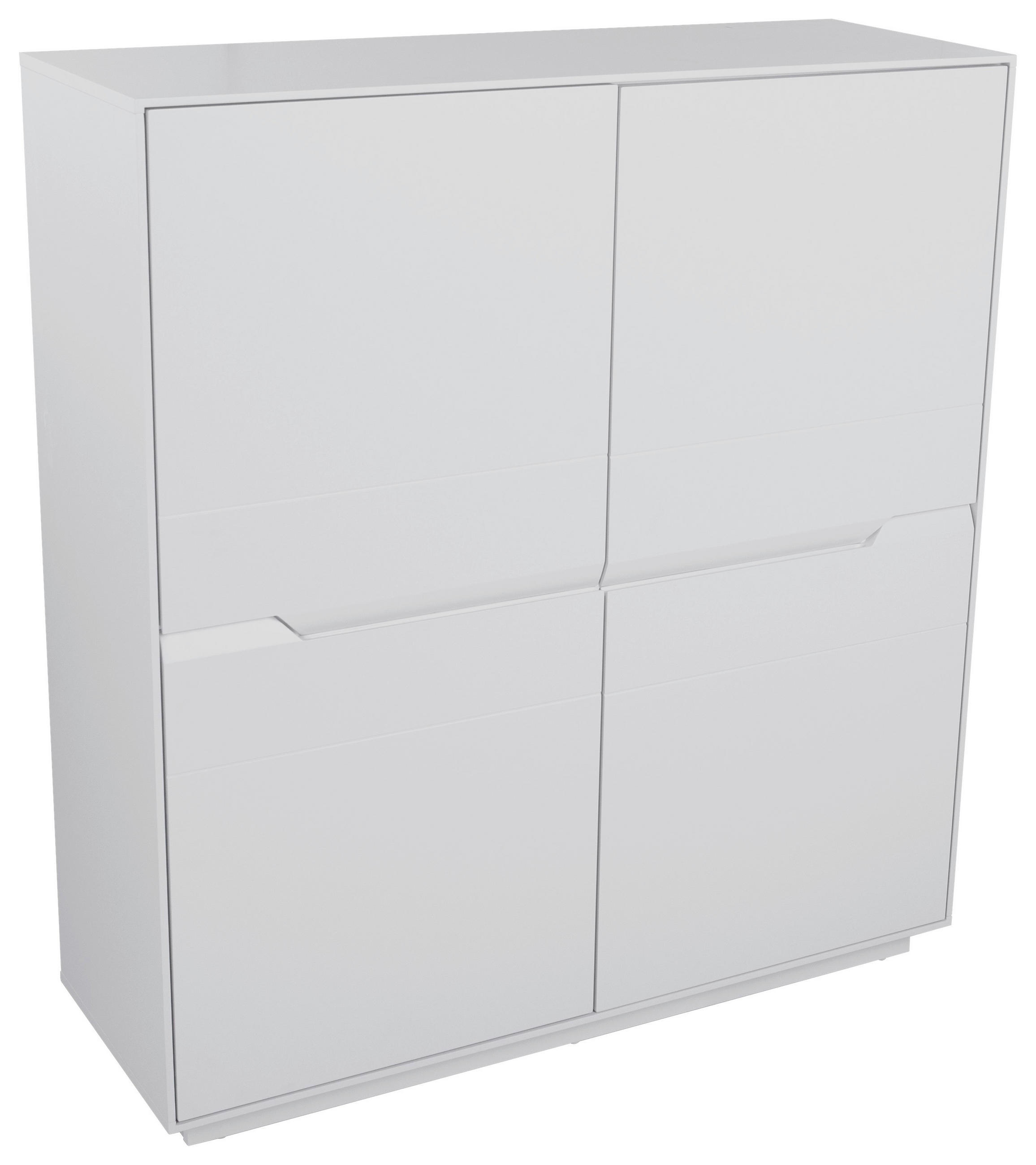 HIGHBOARD  in 113/125/40 cm  - Hellgrau, MODERN, Holzwerkstoff (113/125/40cm) - Xora