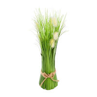 IARBĂ DECORATIVĂ - alb/verde, Lifestyle, plastic/metal (30cm)