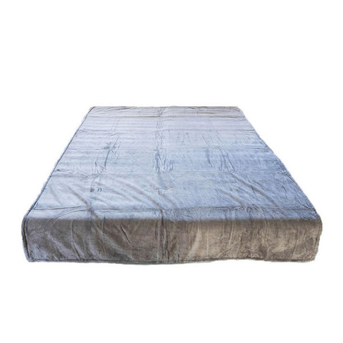 ÁGYTAKARÓ  - szürke, Basics, textil (150/4/200cm)