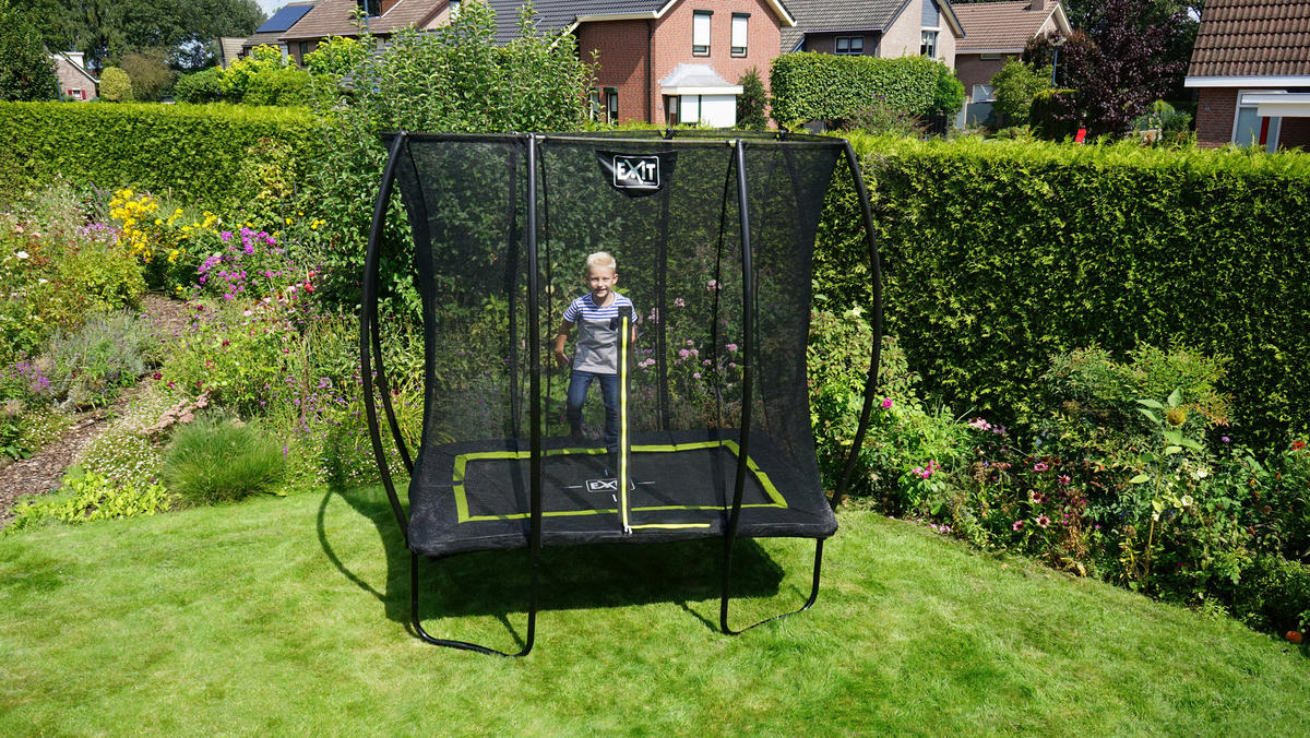 STUDSMATTA SILHOUETTE  - svart, Klassisk, metall (214/262/305cm) - EXIT Toys