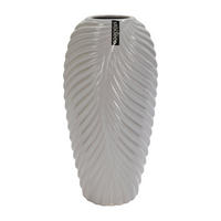 VÁZA, keramika, 31 cm - světle šedá, Basics, keramika (16/31/12cm)