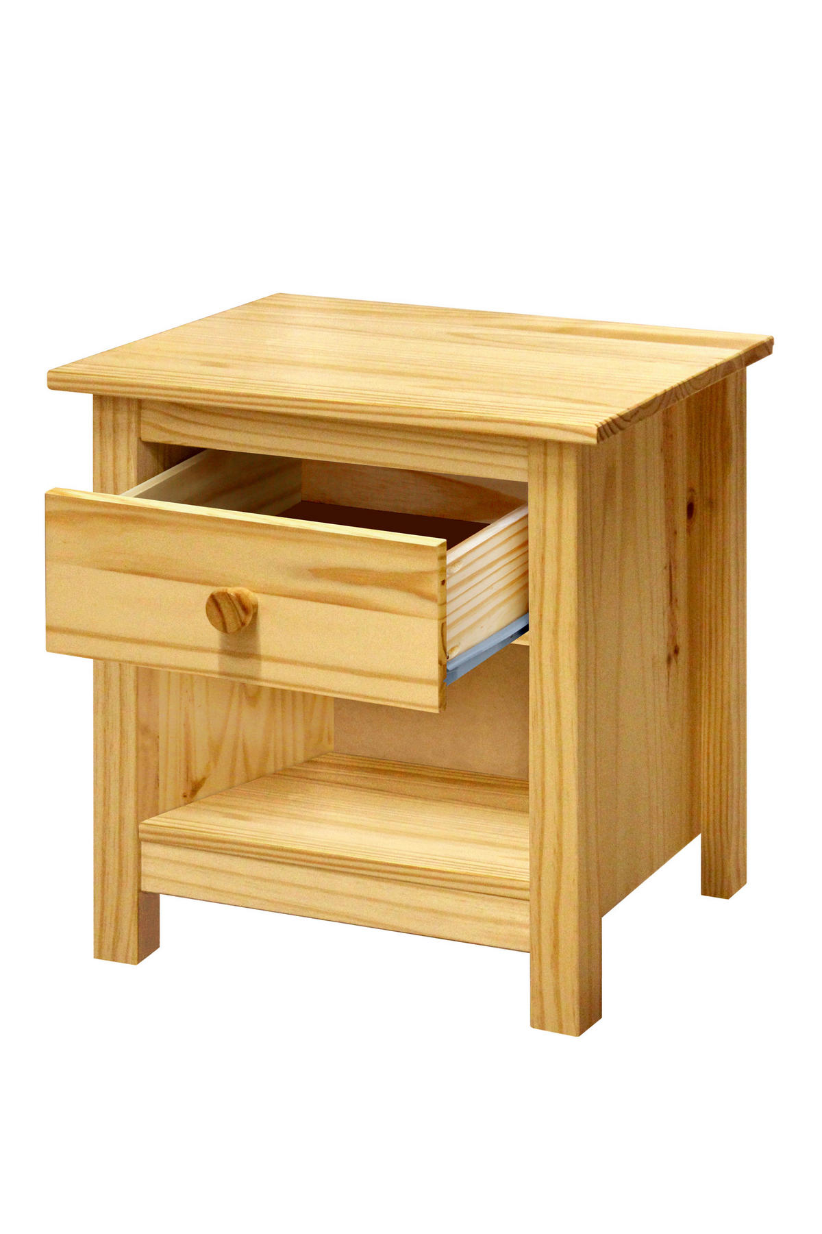 NACHTSCHRANK 46/50/37 cm Kiefer massiv  - Naturfarben, Natur, Holz (46/50/37cm) - Livetastic