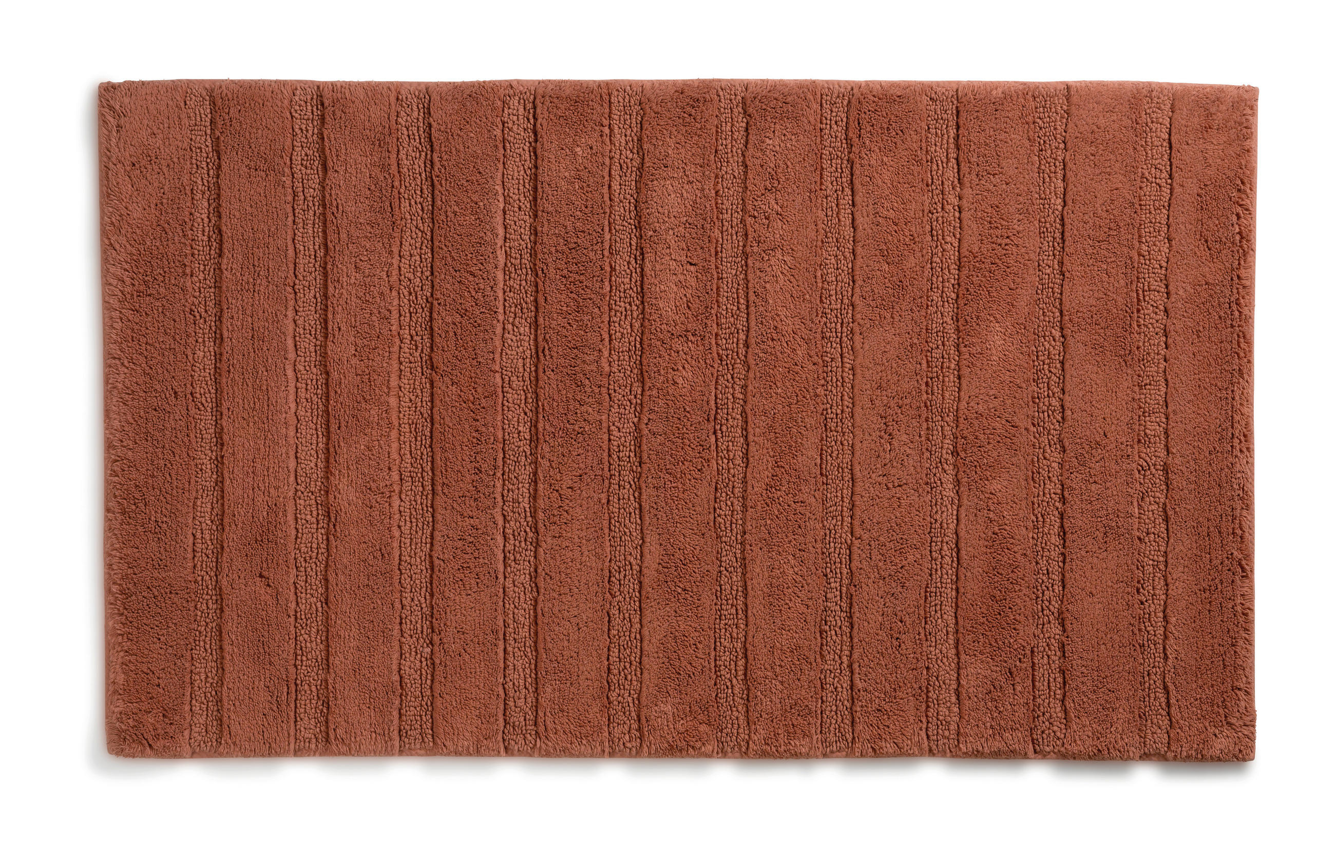 BADEMATTE Terracotta  - Terracotta, KONVENTIONELL, Textil (100/60/1,6cm) - Kela