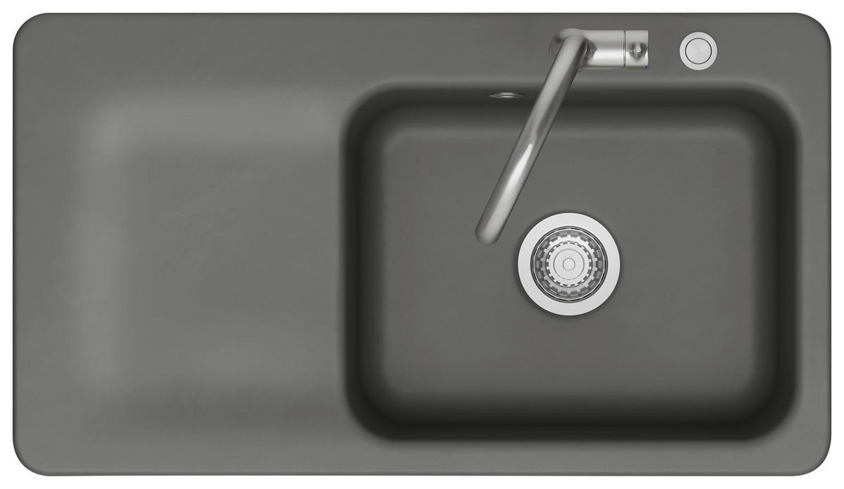 SPÜLE Juna 90 / 50140280  - Graphitfarben, Basics, Keramik (90/20/51cm) - Systemceram