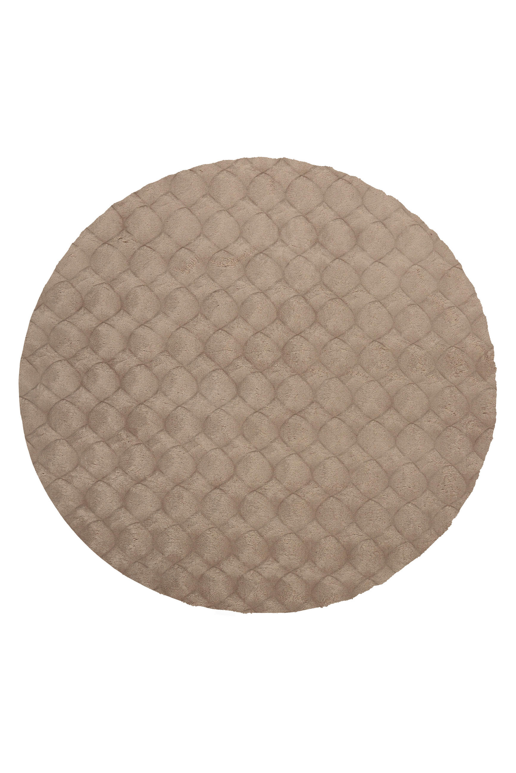 HOCHFLORTEPPICH 200/200 cm My Diamond Taupe  - Taupe, Design, Textil (200/200cm) - Obsession