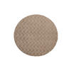 HOCHFLORTEPPICH 120/120 cm My Diamond Taupe  - Taupe, Design, Textil (120/120cm) - Obsession