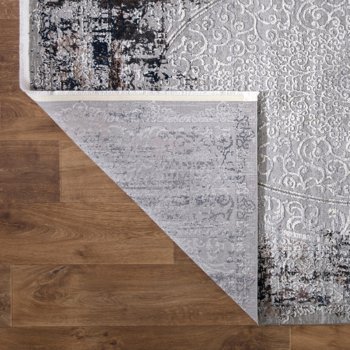 LÄUFER 80/300 cm Royal  - Hellgrau/Braun, LIFESTYLE, Textil (80/300cm) - Novel