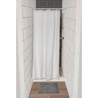 KOPALNIŠKA ZAVESA  TENDANCE   180/120 cm          bela  - bela, Konvencionalno, umetna masa (180/120cm) - Homeware