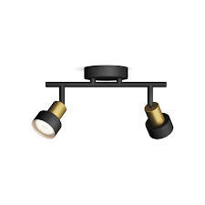 LED REFLEKTOR  - zlatne boje/crna, Basics, metal (27 cm/13 cm/11 cmcm) - Philips