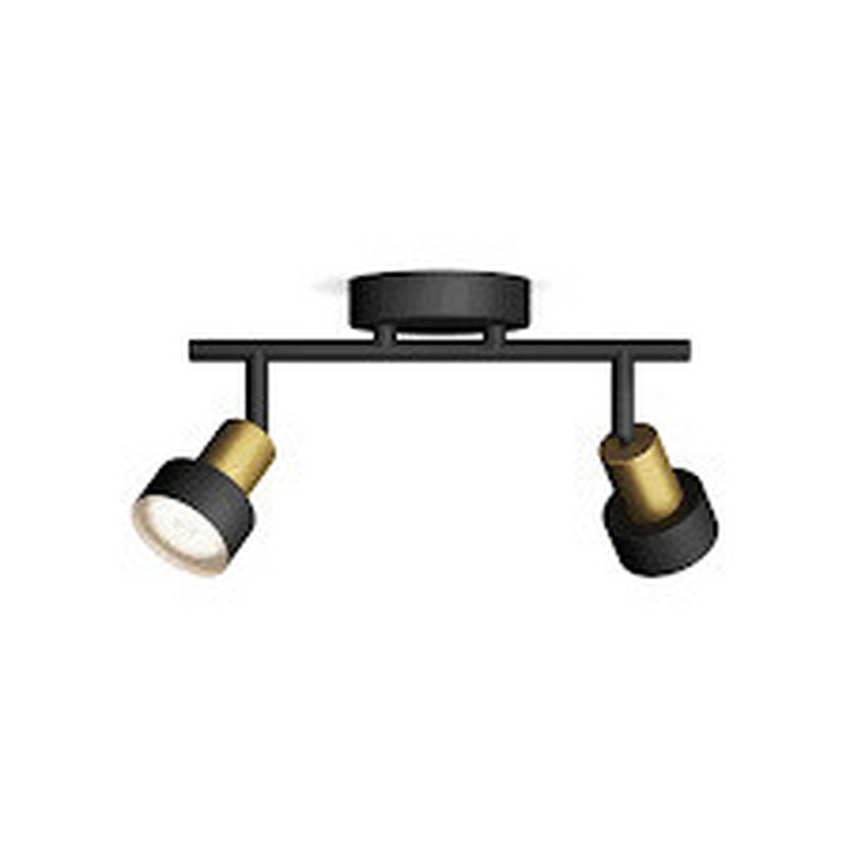 LED REFLEKTOR  - zlatne boje/crna, Basics, metal (27 cm/13 cm/11 cmcm) - Philips