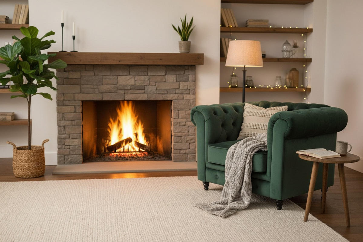 CHESTERFIELD-SESSEL Samt Grün, Schwarz  - Schwarz/Grün, Trend, Holz/Textil (102/73/87cm) - Xora