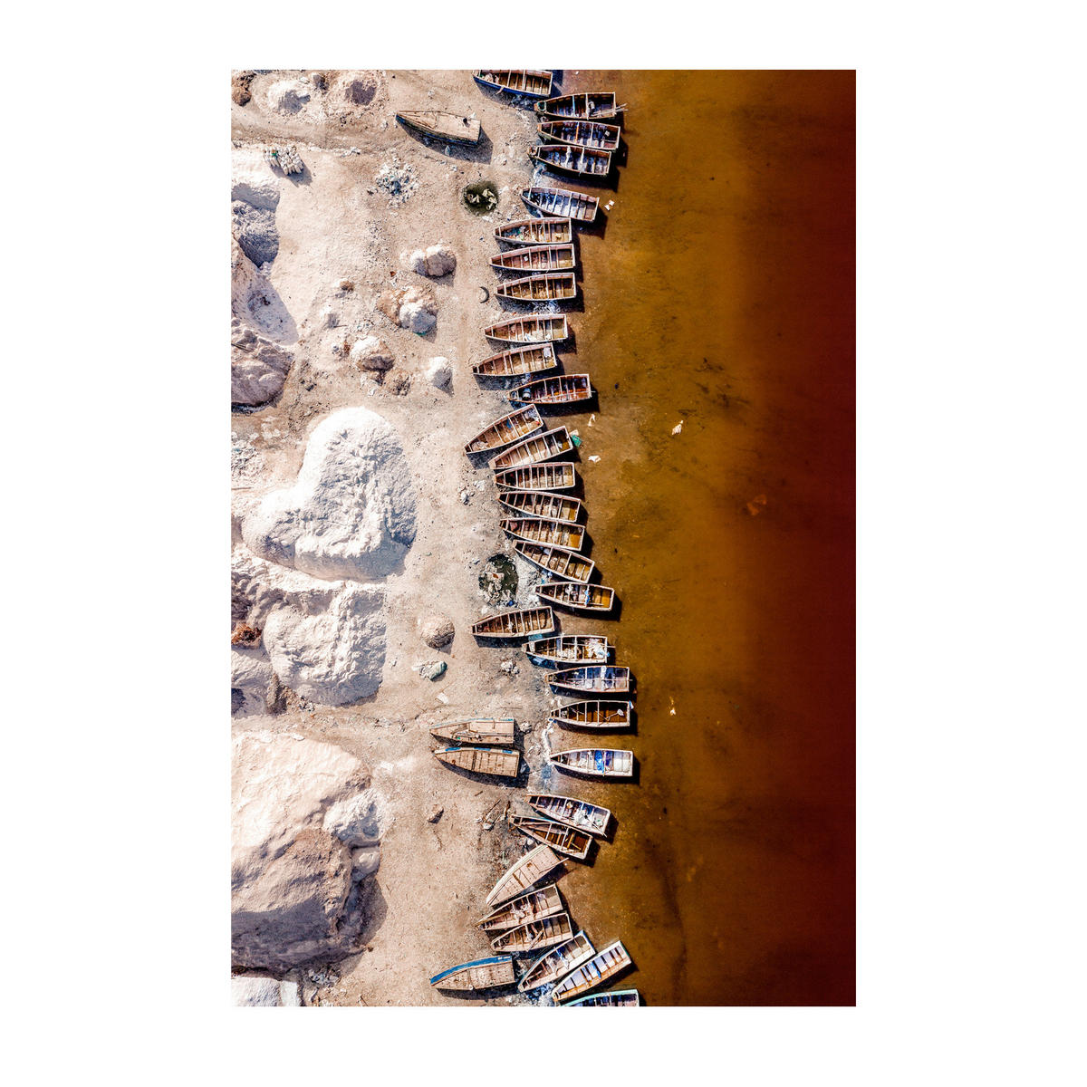 GLASBILD Landschaft & Natur, Abstraktes 120/80 cm  - Multicolor, Basics, Glas/Papier (120/80cm)