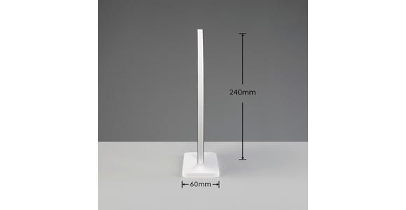 LED-DEKOLEUCHTE Football 23/24 cm  - Weiß, LIFESTYLE, Kunststoff/Metall (23/24cm) - Novel