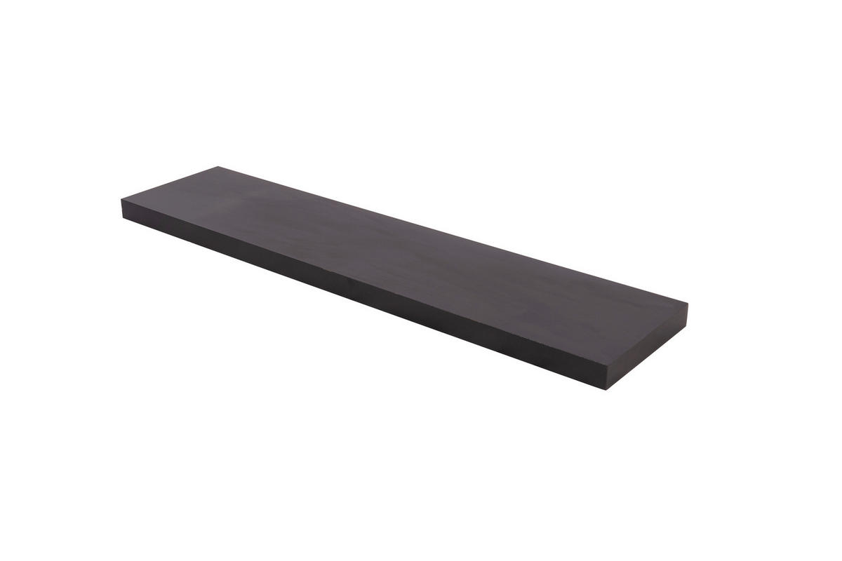 WANDBOARD in Schwarz  - Schwarz, Basics, Holzwerkstoff (100/23,5/3,8cm)