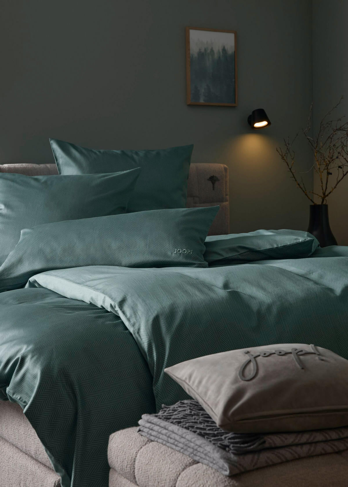 PLAID JOOP! HW 2026/27 140/180 cm  - Silberfarben, Design, Textil (140/180cm) - Joop!