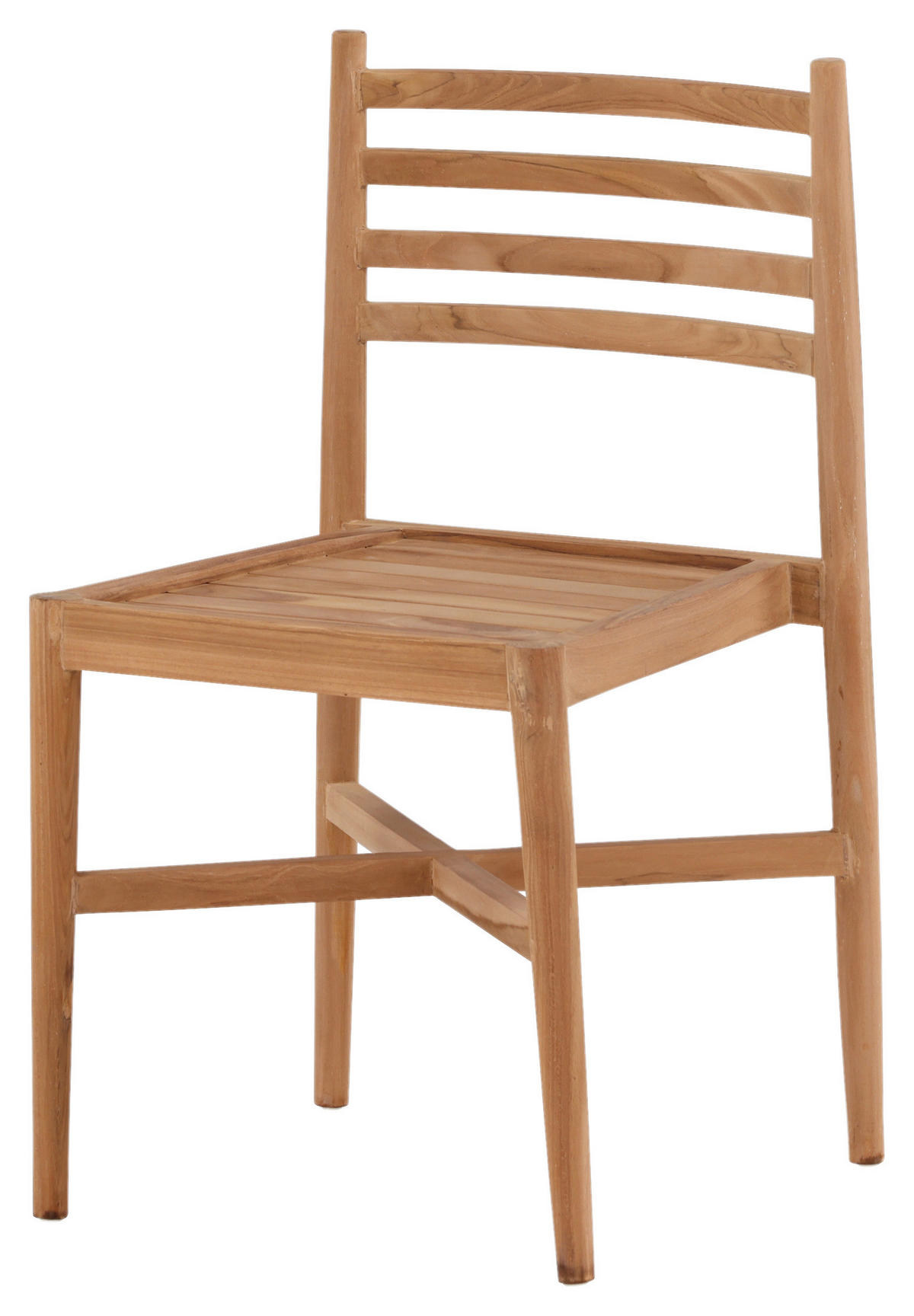 STAPELSESSEL Teakholz Teakfarben  - Teakfarben, KONVENTIONELL, Holz (50/81/52cm) - Gardenson