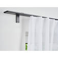 VORHANGSCHIENE - Schwarz, Basics, Metall (250cm) - Homeware