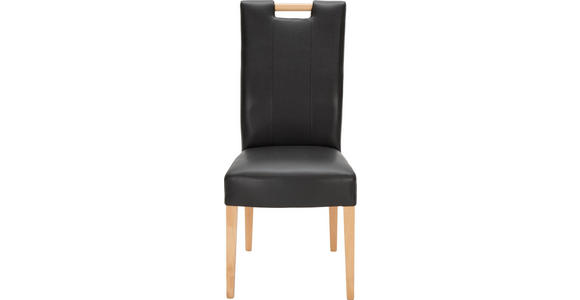 STUHL in Holz, Textil Buchefarben, Dunkelbraun - Dunkelbraun/Buchefarben, KONVENTIONELL, Holz/Textil (64/100/47cm) - Cantus