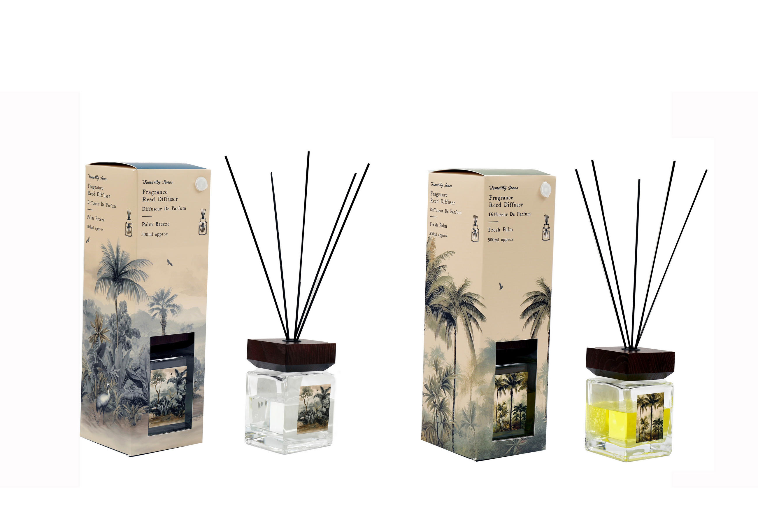 DIFFÚZOR   - kék/zöld, Basics, műanyag/Üveg (9.5/13/9.5cm)