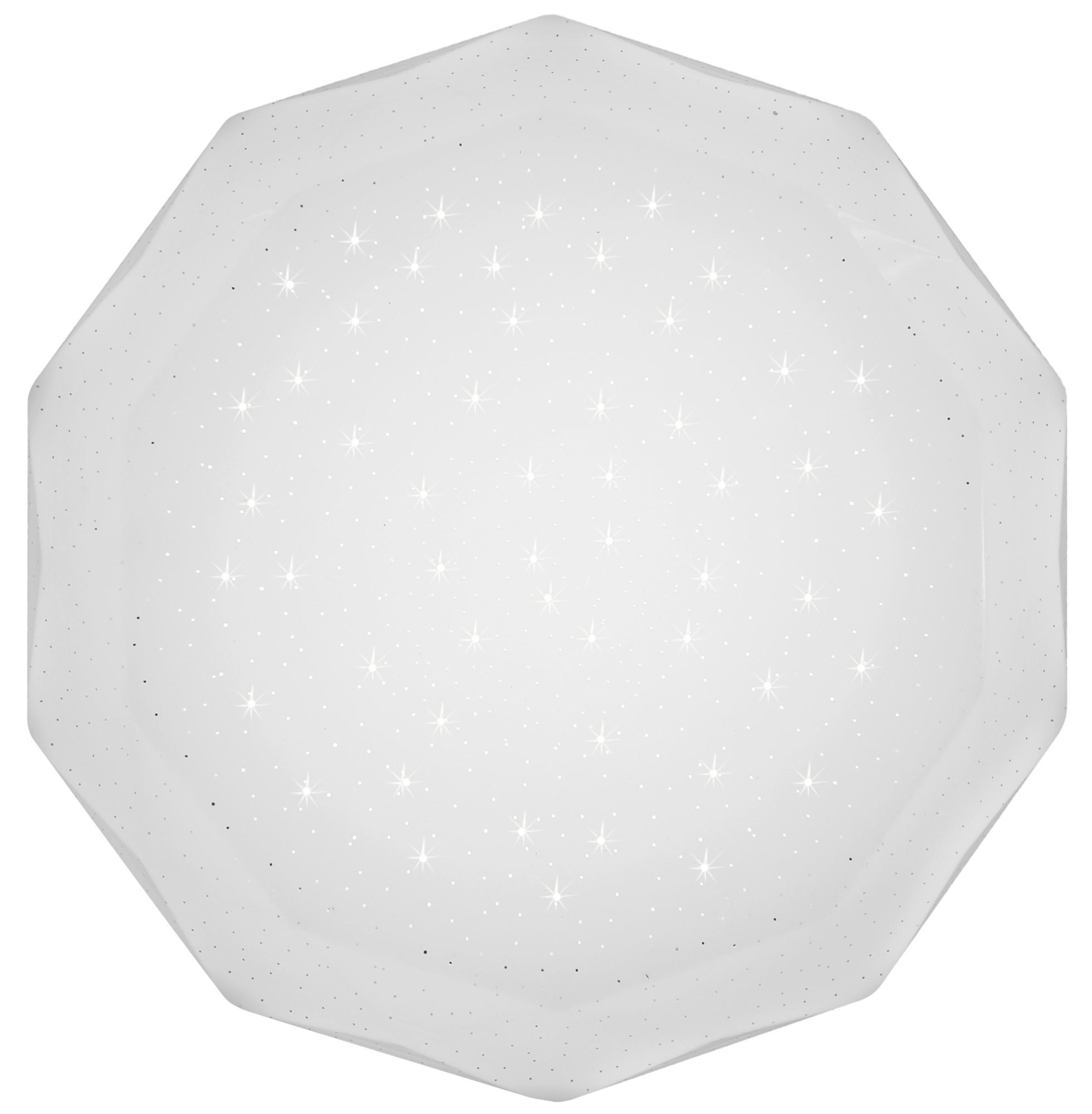 LED-DECKENLEUCHTE 34/34/9 cm   - Weiß, Basics, Metall (34/34/9cm)