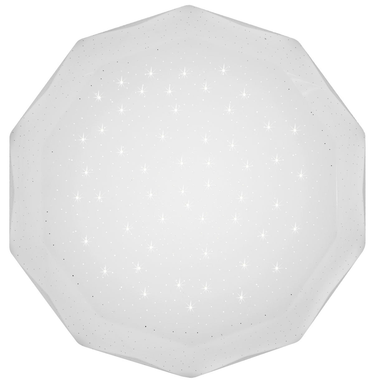 LED-DECKENLEUCHTE 34/34/9 cm   - Weiß, Basics, Metall (34/34/9cm)