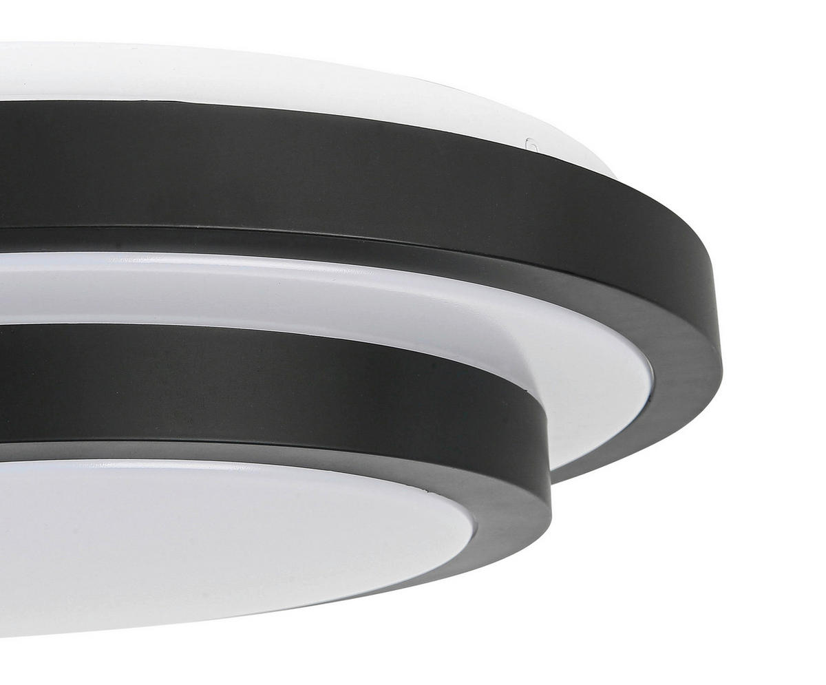 PLAFONJERA  - bela/crna, Osnovno, metal/plastika (39/9cm) - Boxxx