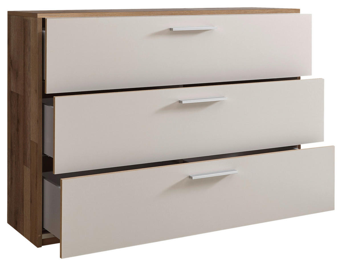 KOMMODE  in 120/86,6/38 cm  - Champagner/Eichefarben, MODERN, Holzwerkstoff/Kunststoff (120/86,6/38cm) - MID.YOU