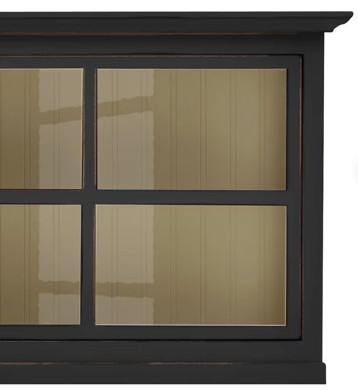 SIDEBOARD UrbanClass  in 190,5/82/49 cm  - Creme/Schwarz, LIFESTYLE, Glas/Holz (190,5/82/49cm) - Livetastic