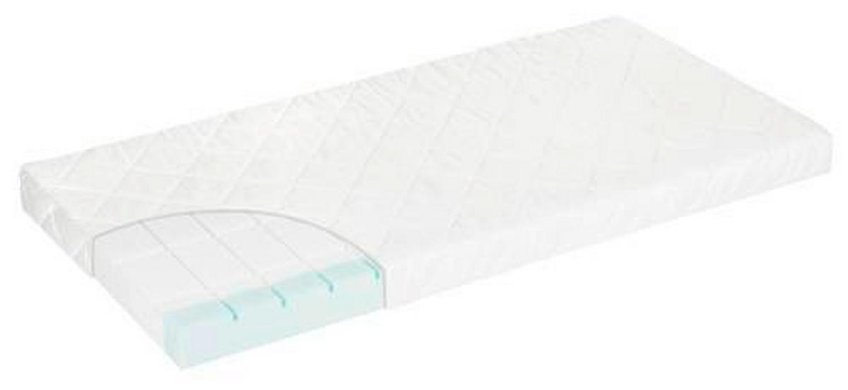 KINDERMATRATZE Traumhimmel XXXL 120/60 cm Höhe ca. 10 cm  - Weiß, Basics, Textil (120/60cm) - Alvi