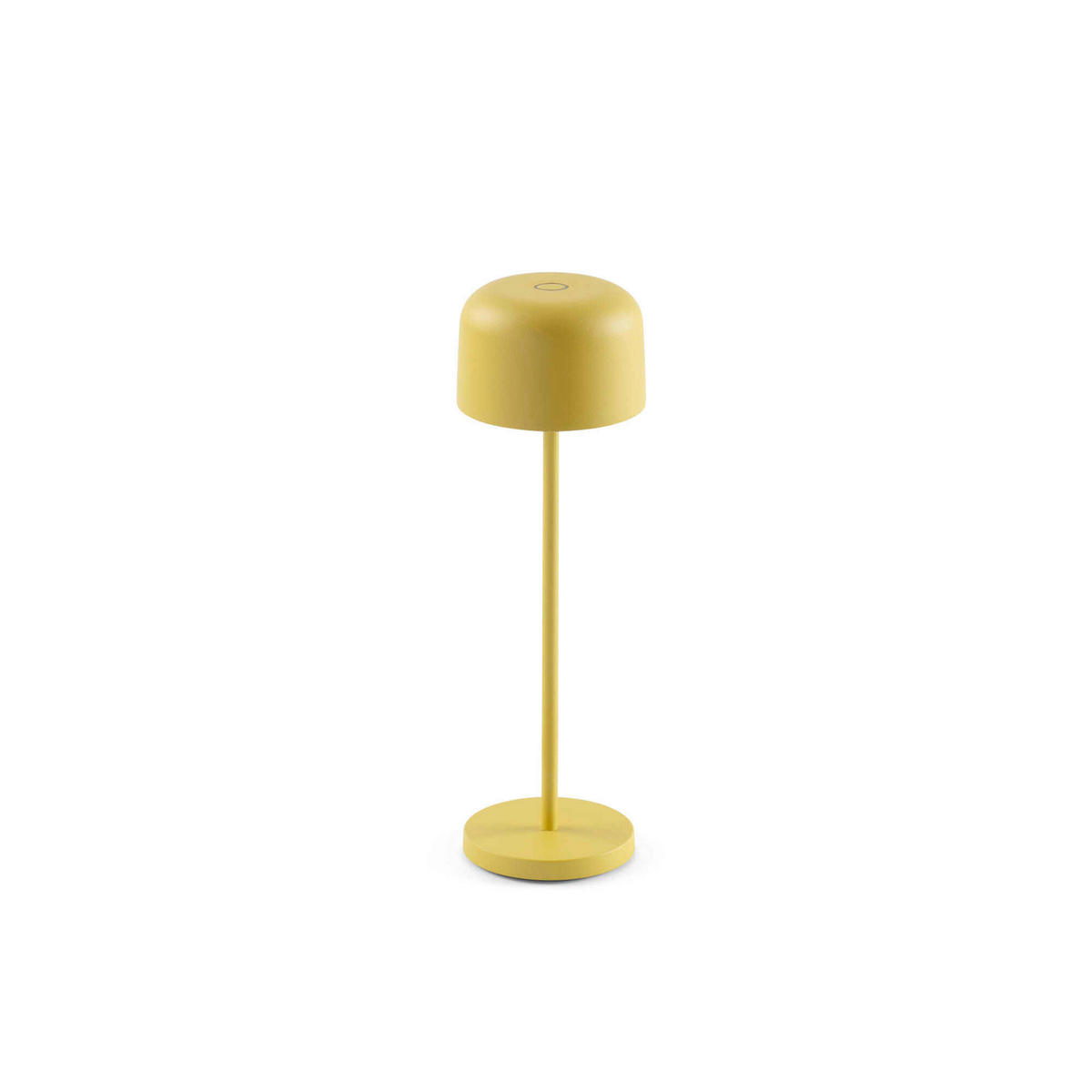 AKKU-TISCHLEUCHTE 11.2/11.2/36 cm   - Gelb, Trend, Metall (11.2/11.2/36cm)
