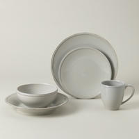 KOMBISERVICE Grau FRISO 5-teilig 1 Personen  - Grau, Basics, Keramik - Costa Nova