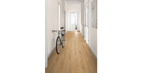 LAMINATBODEN Predia Eiche per m² - Eichefarben, KONVENTIONELL, Holzwerkstoff (129,2/19,3/0,8cm) - Venda