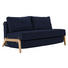 SCHLAFSOFA in Holz, Metall, Textil Blau - Blau/Eichefarben, MODERN, Holz/Textil (147/67/96cm) - Innovation SCHLAFSOFA in Holz, Metall, Textil Blau - Blau/Eichefarben, MODERN, Holz/Textil (147/67/96cm) - Innovation
