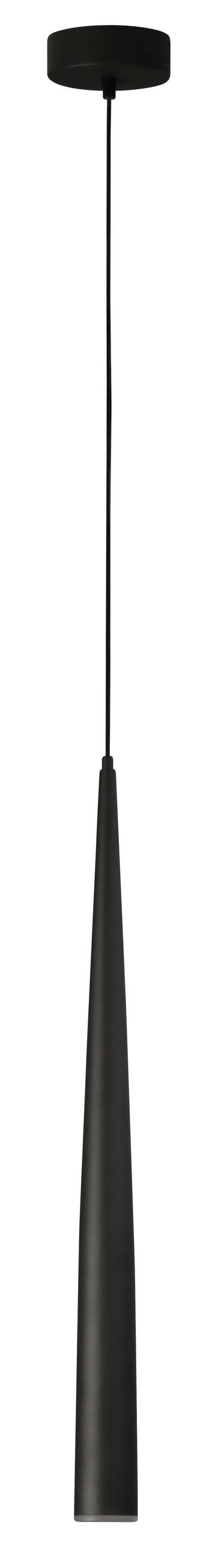 LED-PENDELLEUCHTE Cone 12/160 cm  - Sandfarben/Schwarz, Design, Textil/Metall (12/160cm) - Schöner Wohnen