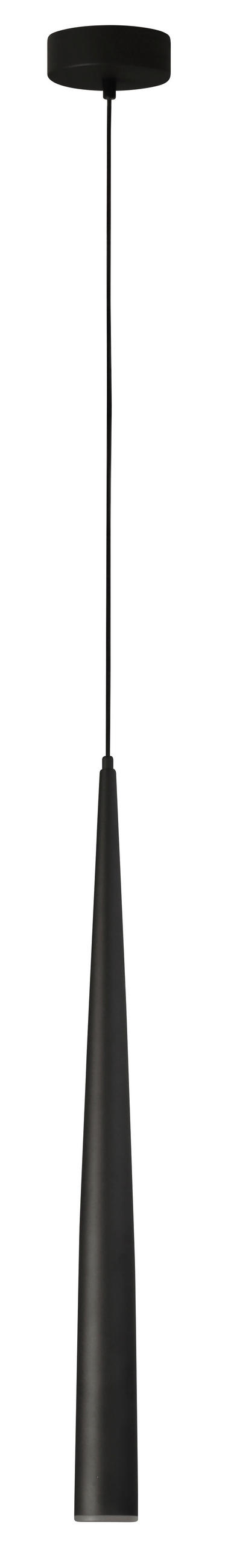 LED-PENDELLEUCHTE Cone 12/160 cm  - Sandfarben/Schwarz, Design, Textil/Metall (12/160cm) - Schöner Wohnen