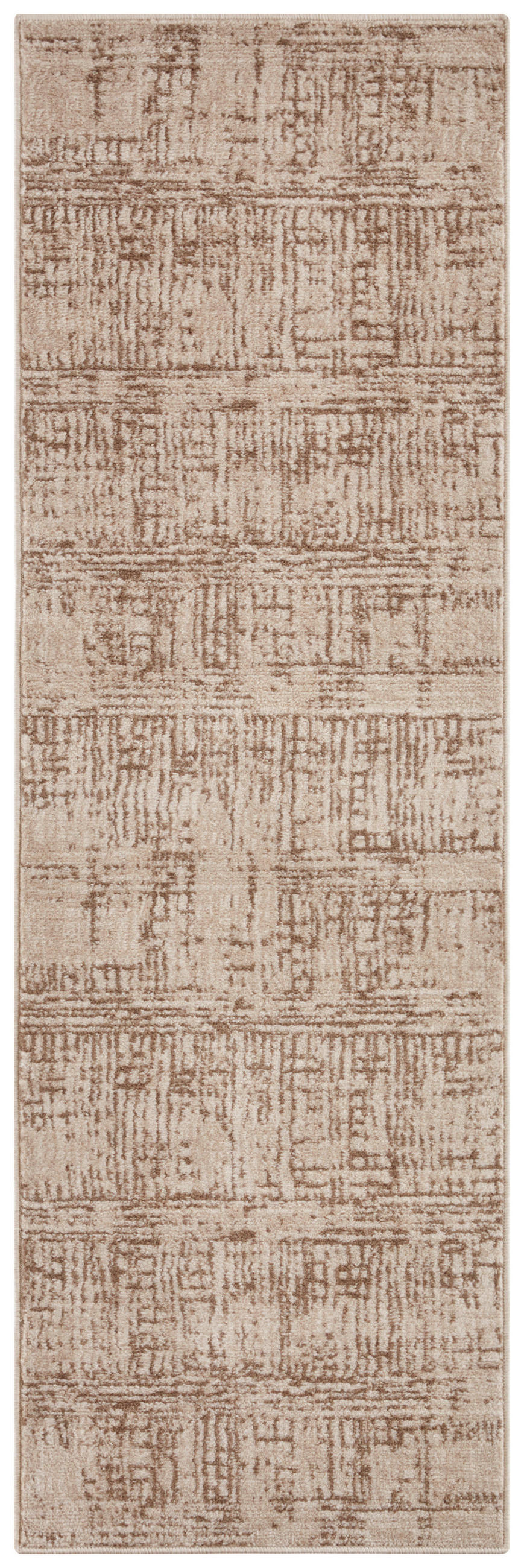 LÄUFER 80/200 cm Terrain  - Creme/Braun, Design, Kunststoff/Textil (80/200cm) - Hanse Home