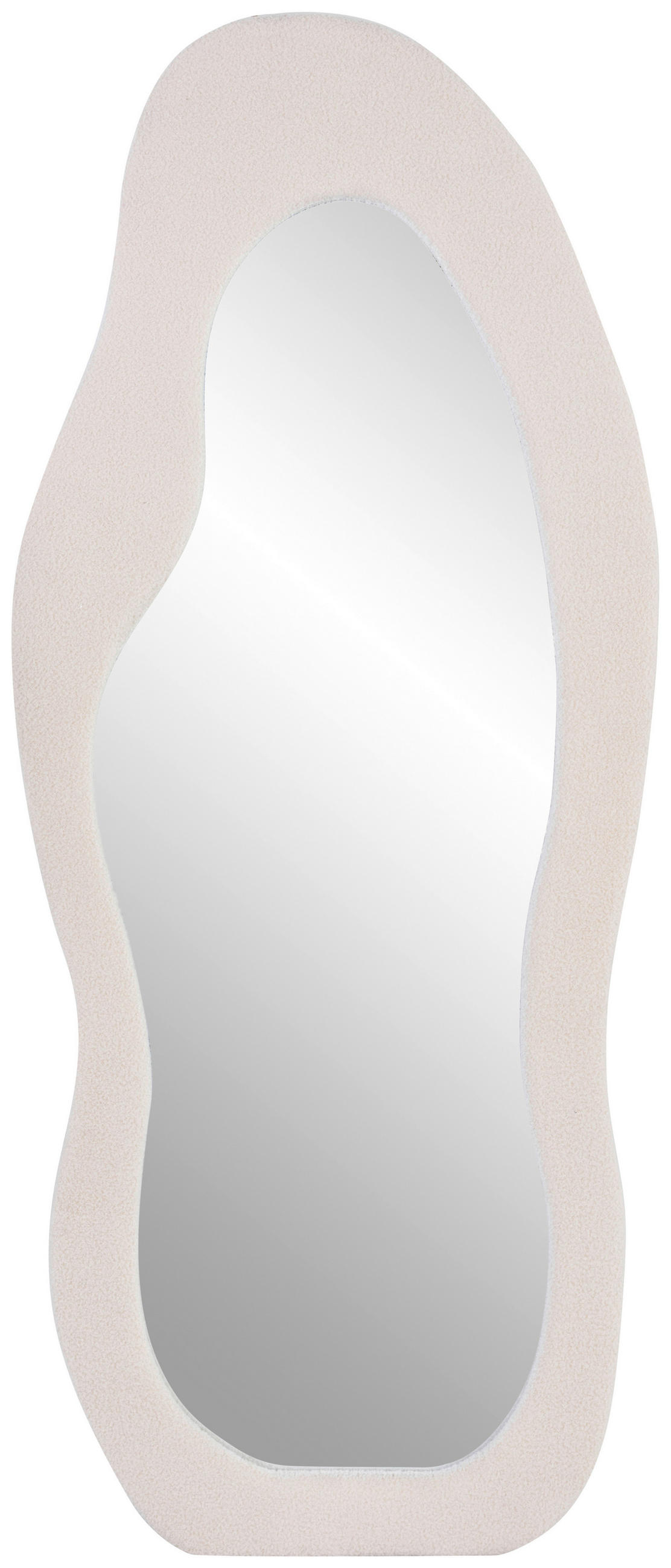 WANDSPIEGEL 72/170/3,5 cm    in Freiform  - Creme, Design, Glas/Holzwerkstoff (72/170/3,5cm) - MID.YOU