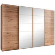 SCHWEBETÜRENSCHRANK 330/236/67 cm 4-türig Buchefarben  - Buchefarben, Natur, Glas/Holz (330/236/67cm) - Linea Natura