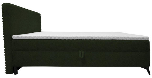 BOXBETT 180/200 cm in Grün - Schwarz/Grün, Design, Holz/Holzwerkstoff (180/200cm) - Xora