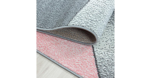 LÄUFER 80/250 cm Beta Pink - Pink, Basics, Textil (80/250cm) - Novel