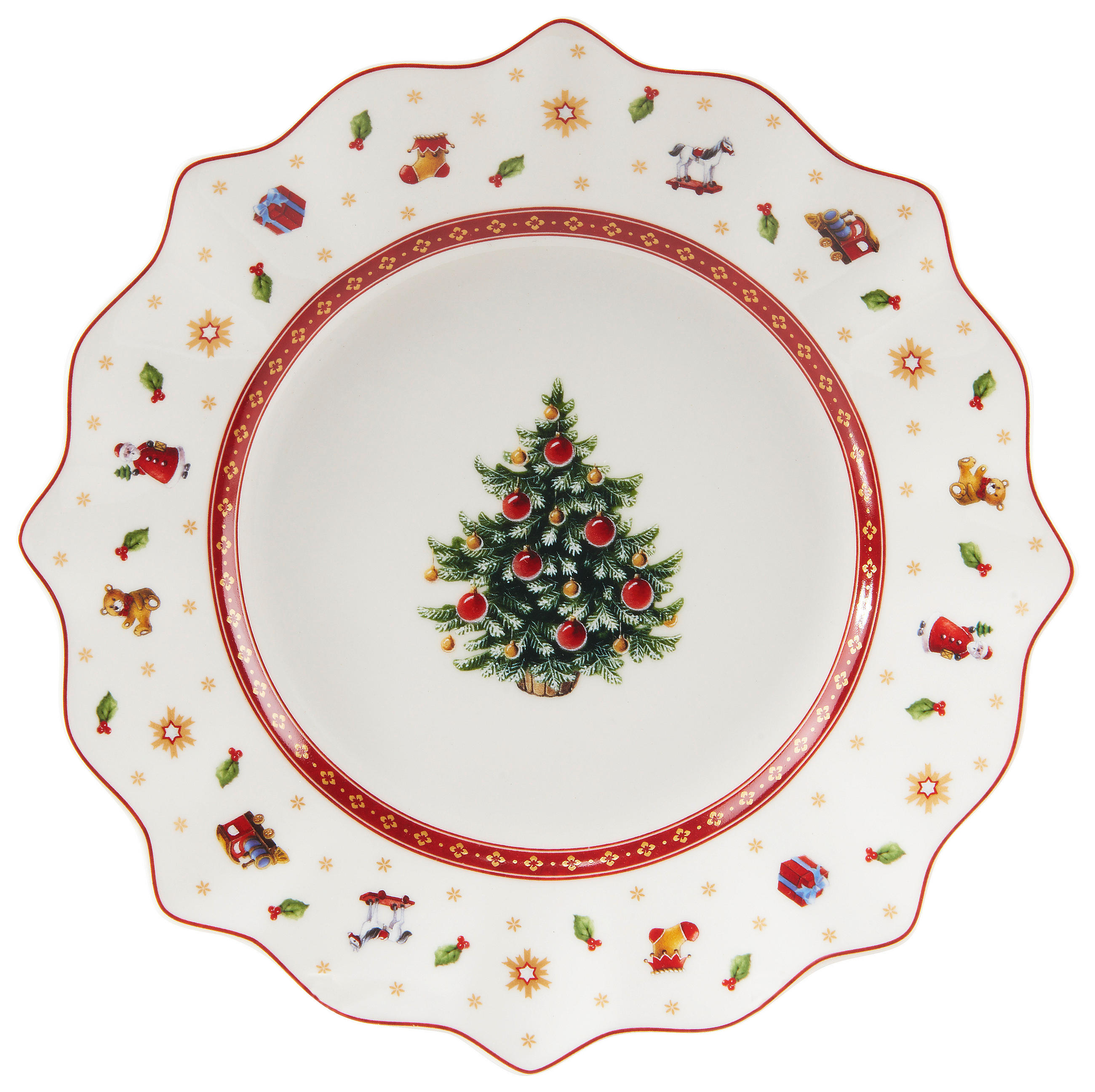 FRÜHSTÜCKSTELLER Multicolor, Rot, Weiß 24 cm Toys Delight  - Rot/Multicolor, Basics, Keramik (24cm) - Villeroy & Boch